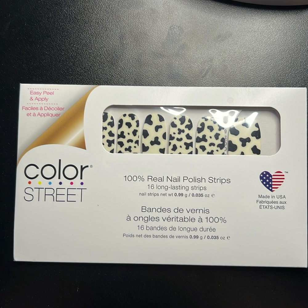 Cow Print Nail Strips